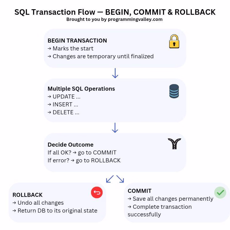 Database transaction flow